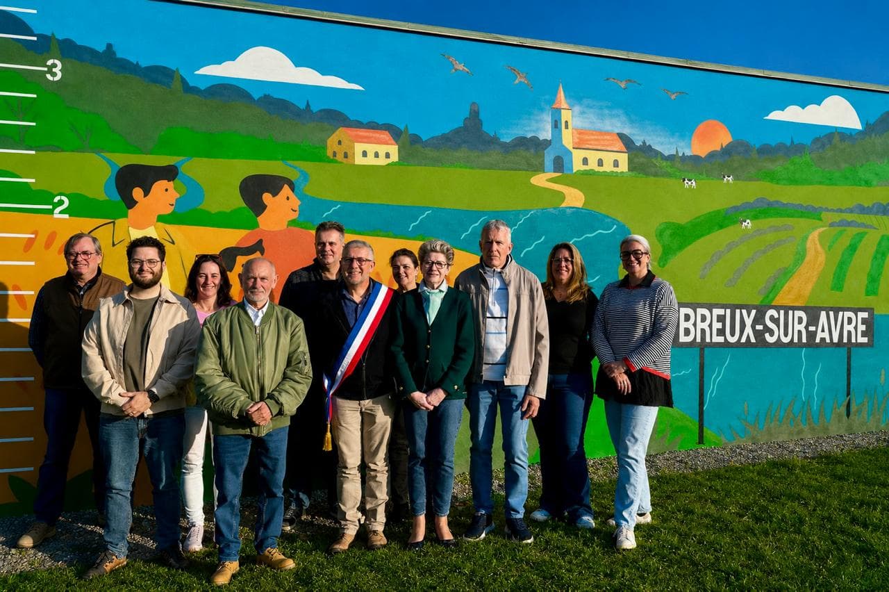 Photo du conseil municipal élu en mars 2026