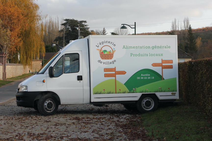 Camionnette de l'Épicerie de village